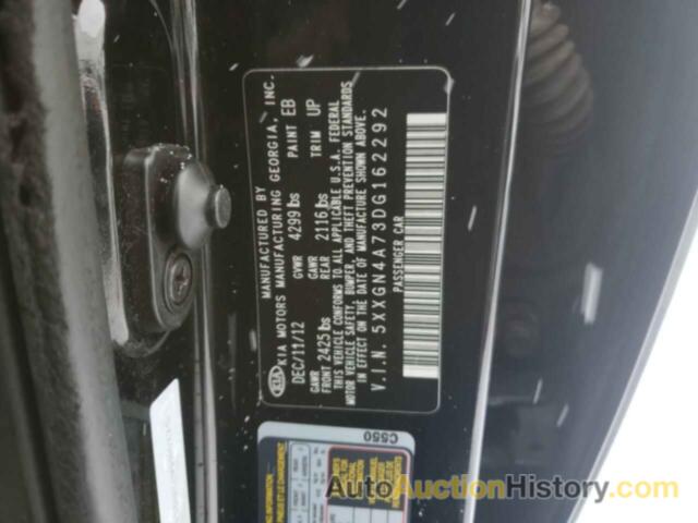 KIA OPTIMA EX, 5XXGN4A73DG162292