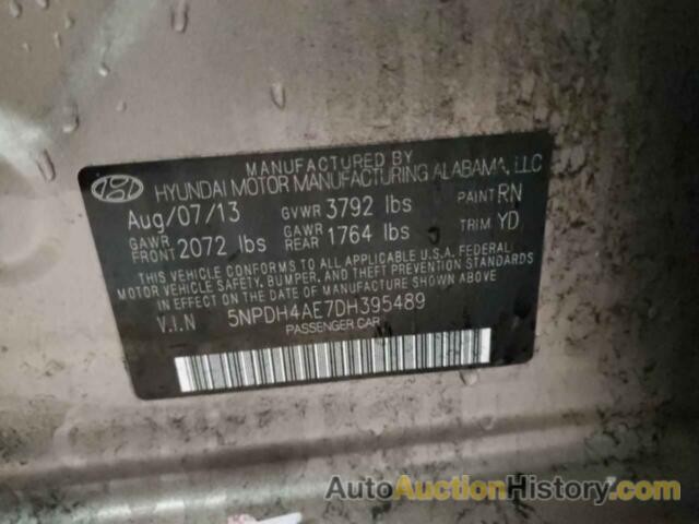 HYUNDAI ELANTRA GLS, 5NPDH4AE7DH395489