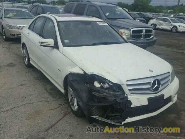 2012 MERCEDES-BENZ C250, WDDGF4HBXCA655328