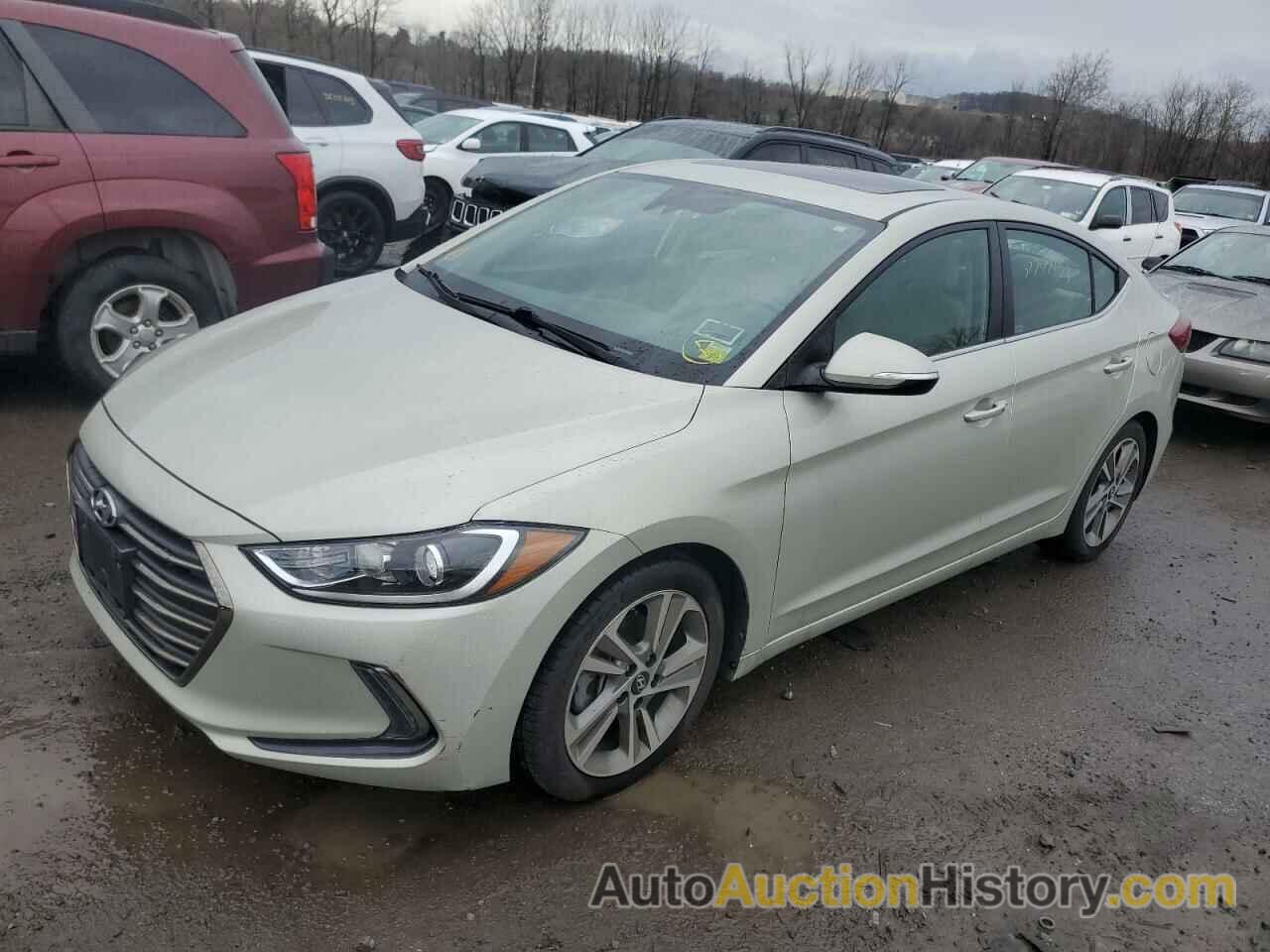 2018 HYUNDAI ELANTRA SEL, 5NPD84LF6JH281968