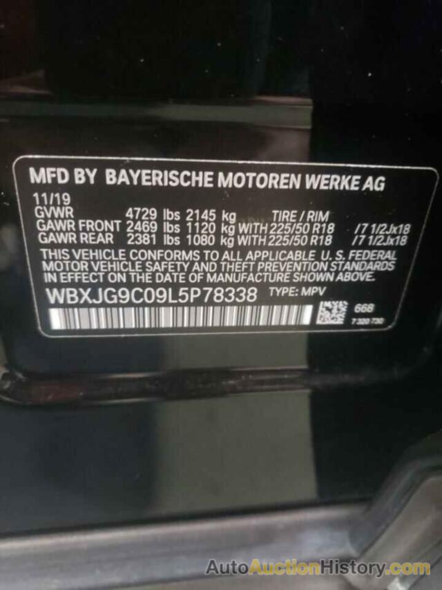 BMW X1 XDRIVE28I, WBXJG9C09L5P78338
