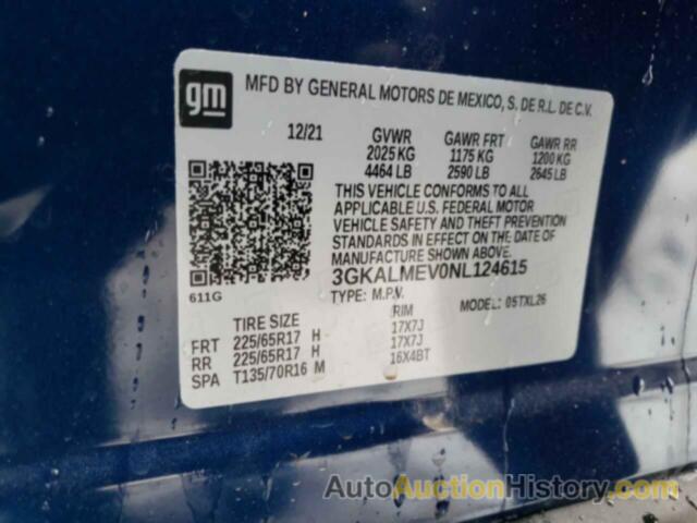 GMC TERRAIN SLE, 3GKALMEV0NL124615