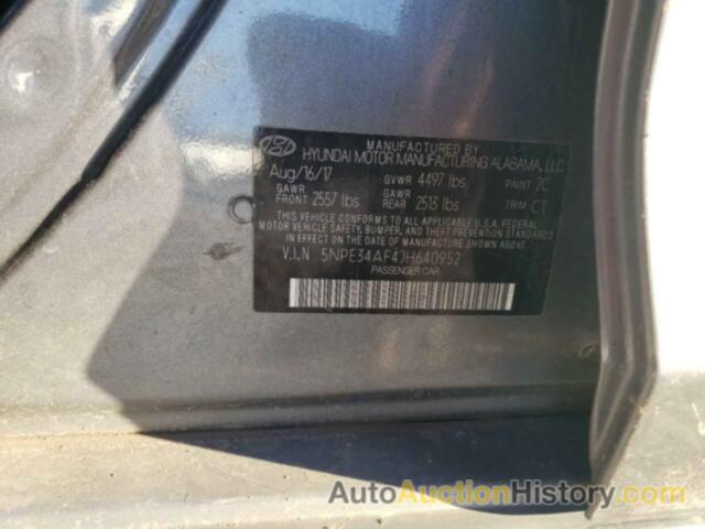 HYUNDAI SONATA SPORT, 5NPE34AF4JH640952