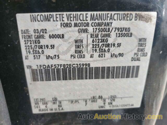 FORD F550 SUPER DUTY, 1FDAF57F82EC35998