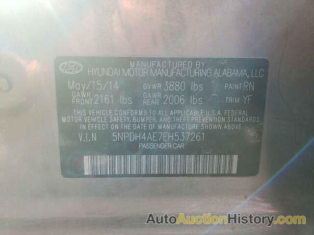 HYUNDAI ELANTRA SE, 5NPDH4AE7EH537261