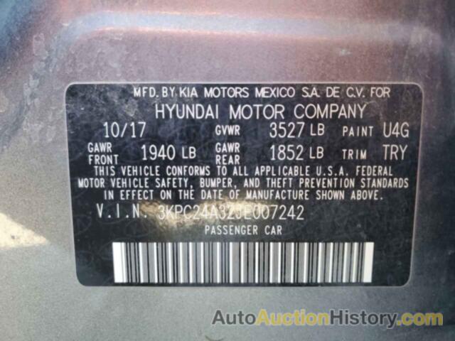 HYUNDAI ACCENT SE, 3KPC24A32JE007242