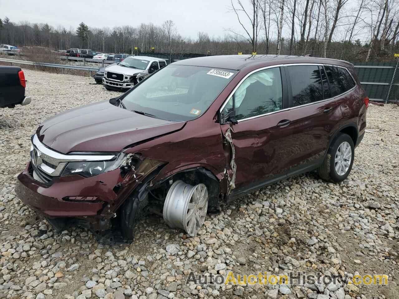 2019 HONDA PILOT LX, 5FNYF6H13KB088760