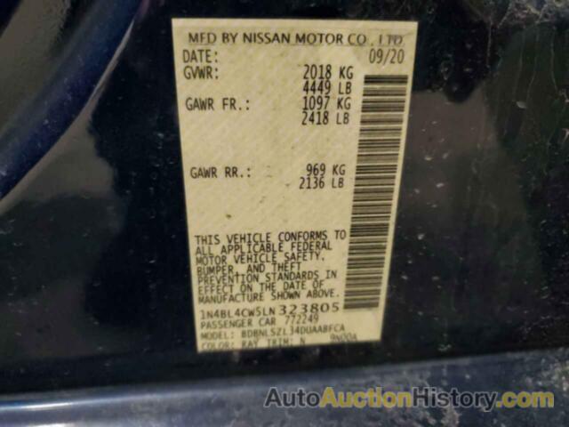 NISSAN ALTIMA SR, 1N4BL4CW5LN323805