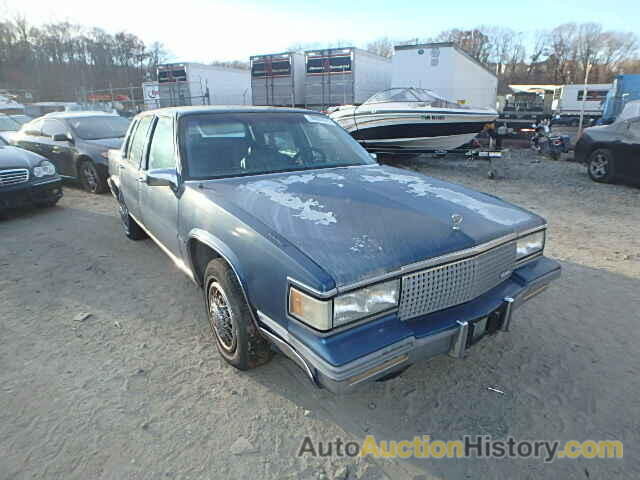 1987 CADILLAC DEVILLE, 1G6CD5180H4213606