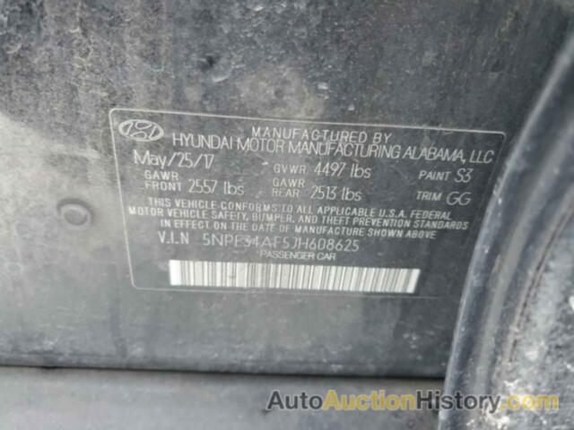 HYUNDAI SONATA SPORT, 5NPE34AF5JH608625