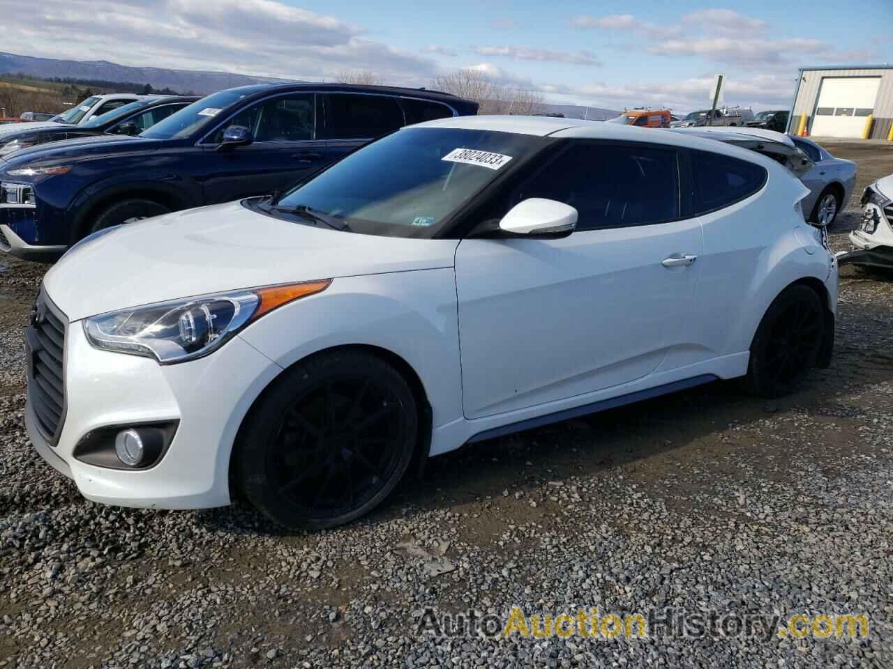 2017 HYUNDAI VELOSTER TURBO, KMHTC6AE7HU308834