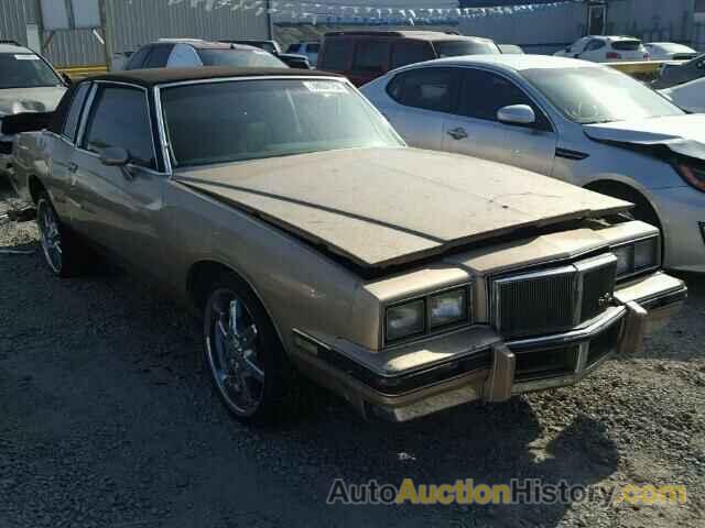 1983 PONTIAC GRAND PRIX, 2G2AK37A6D2241410