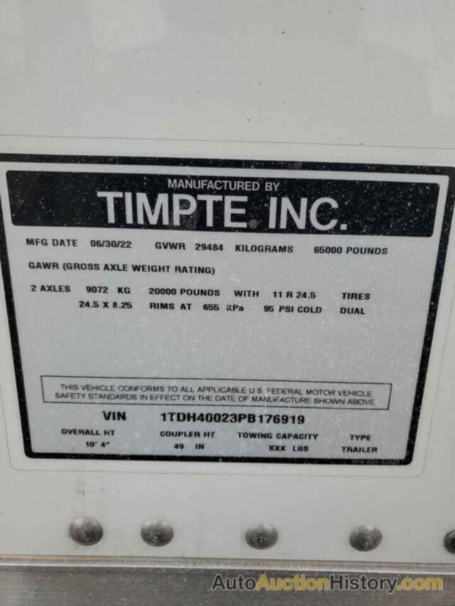 TIMP HOPPER TRL, 1TDH40023PB176919