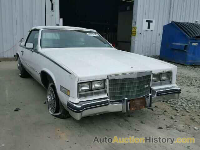 1984 CADILLAC ELDORADO, 1G6AL5780EE609607