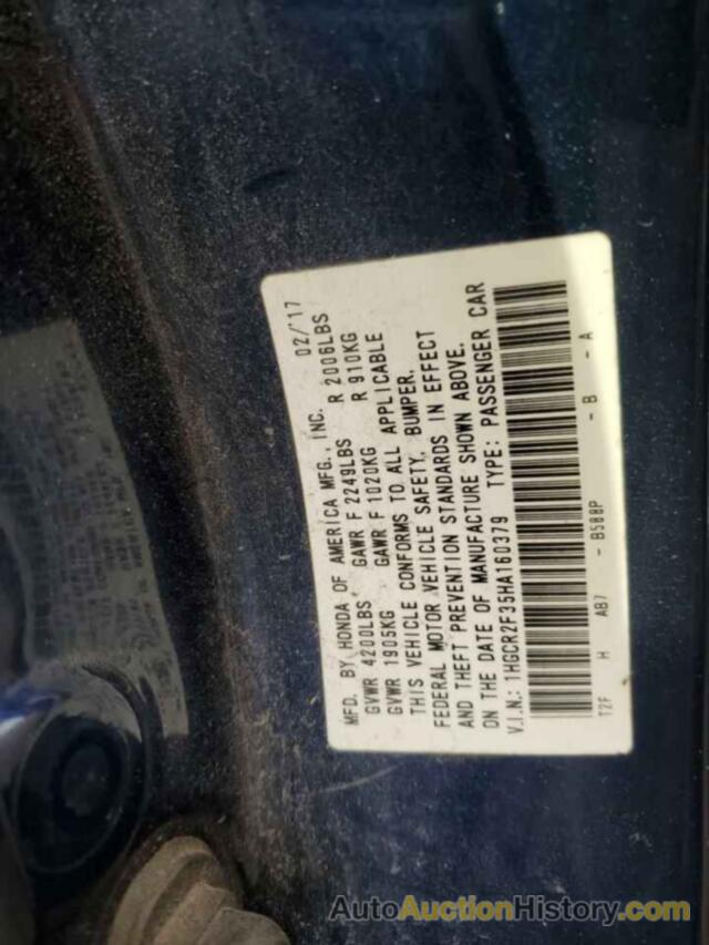 HONDA ACCORD LX, 1HGCR2F35HA160379