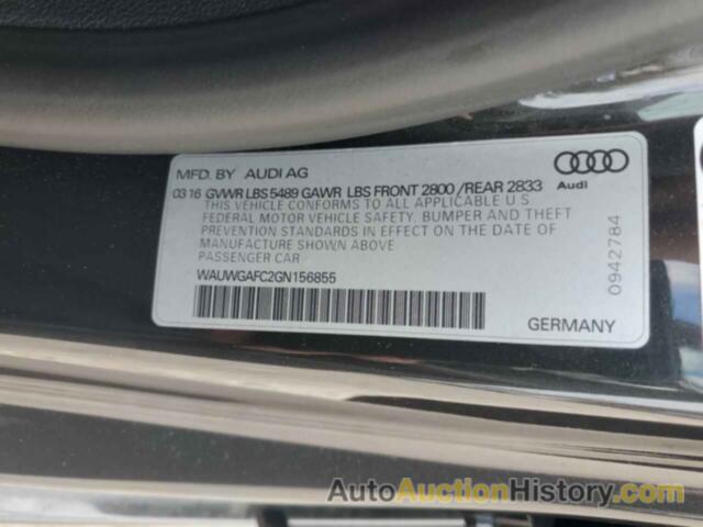 AUDI A7 PREMIUM PLUS, WAUWGAFC2GN156855