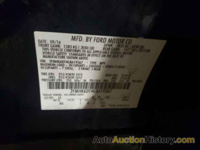 FORD FLEX LIMITED, 2FMHK6DT4GBA19367