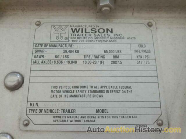 WILSON TRAILER, 4WWMCF1A8B3616953