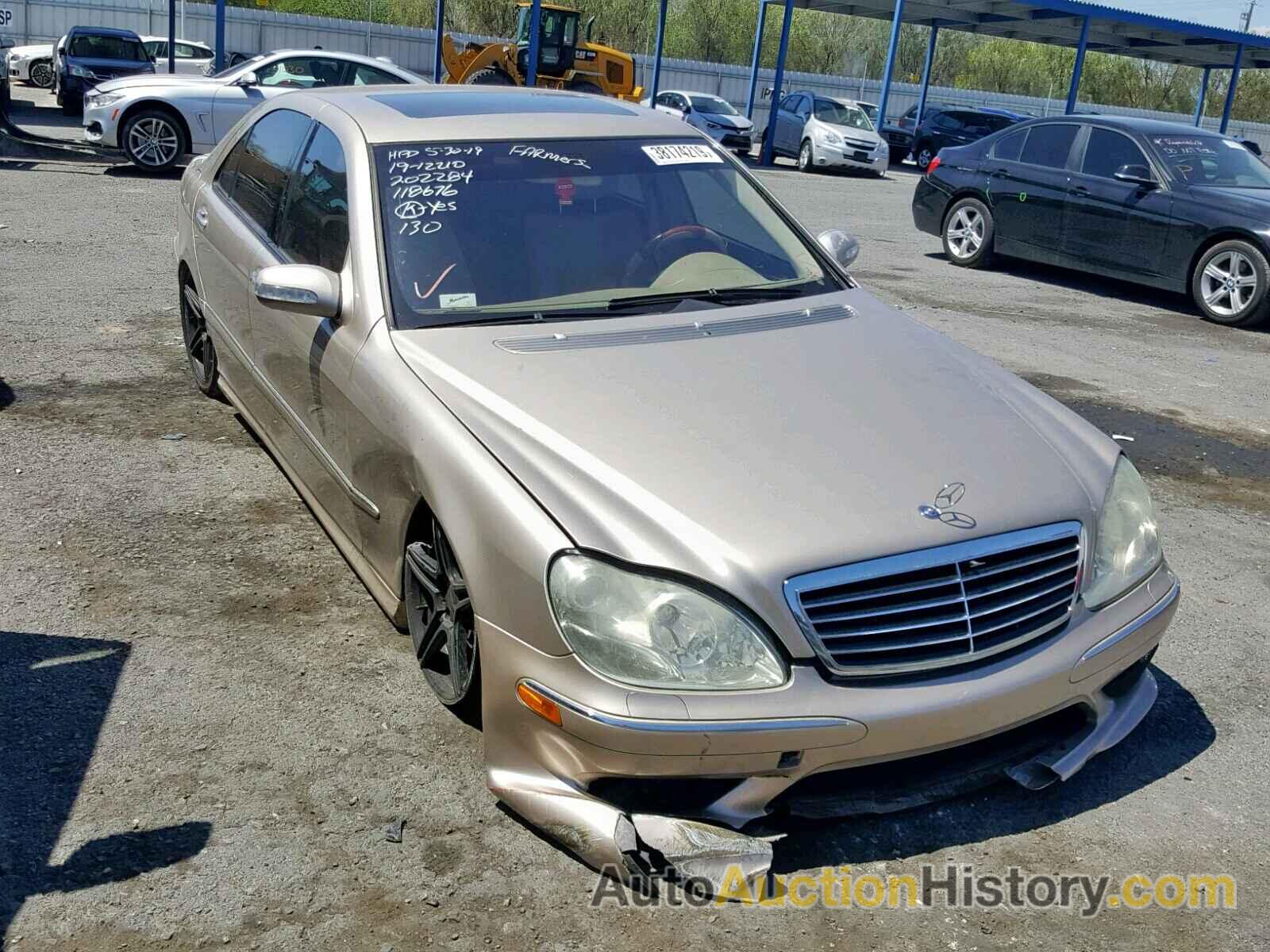 2004 MERCEDES-BENZ S 430, WDBNG70J44A423195