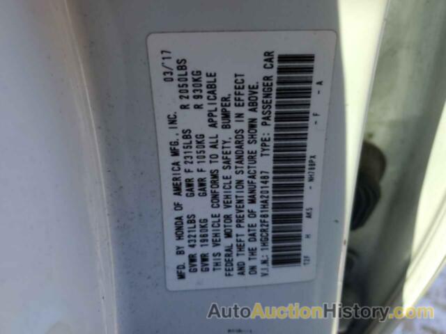 HONDA ACCORD EXL, 1HGCR2F81HA201487