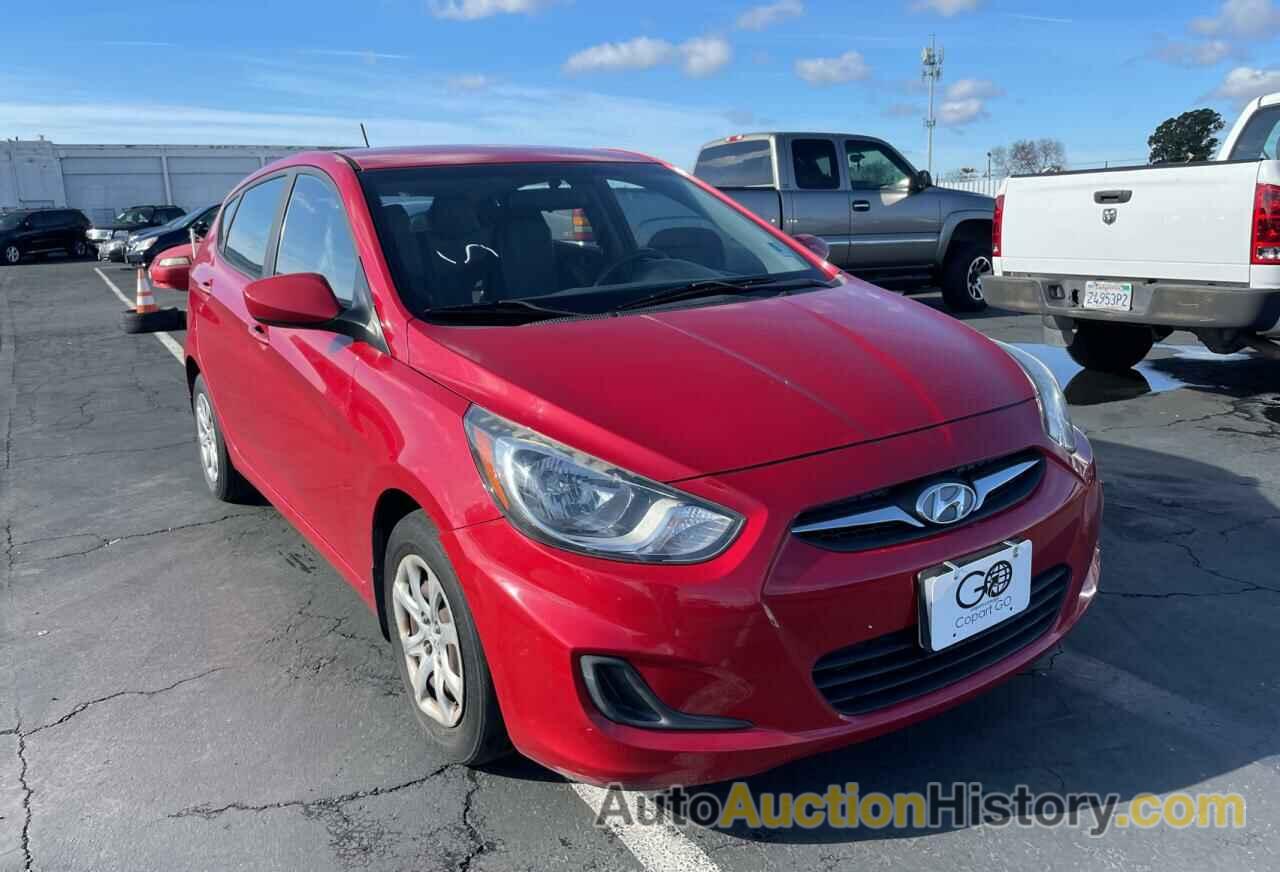 2013 HYUNDAI ACCENT GLS, KMHCT5AE0DU137705