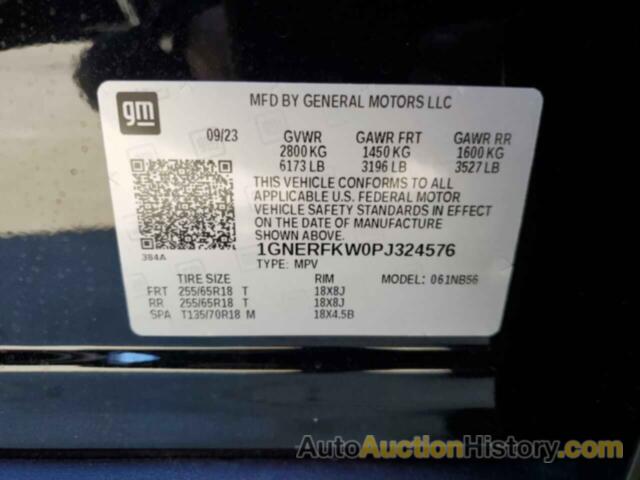 CHEVROLET TRAVERSE LS, 1GNERFKW0PJ324576