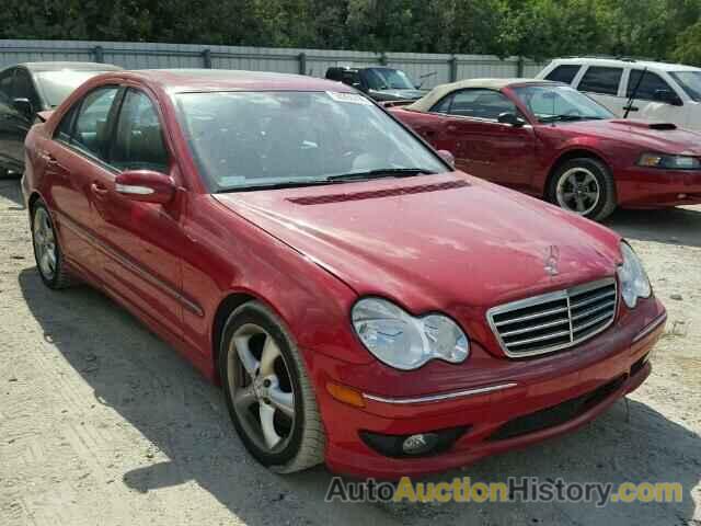 2005 MERCEDES-BENZ C230K, WDBRF40J75F562745