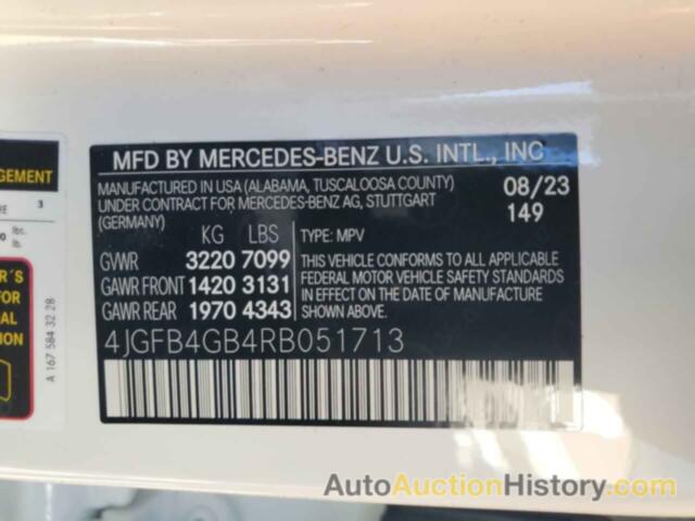 MERCEDES-BENZ GLE 450E 4 450E 4MATIC, 4JGFB4GB4RB051713