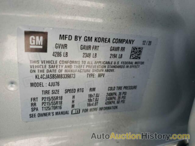 BUICK ENCORE PREFERRED, KL4CJASB5MB339873