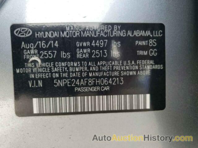 HYUNDAI SONATA SE, 5NPE24AF8FH064213