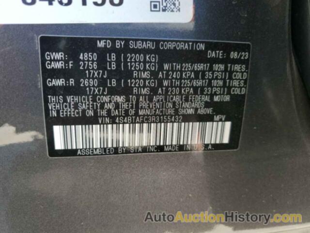 SUBARU OUTBACK PREMIUM, 4S4BTAFC3R3155432