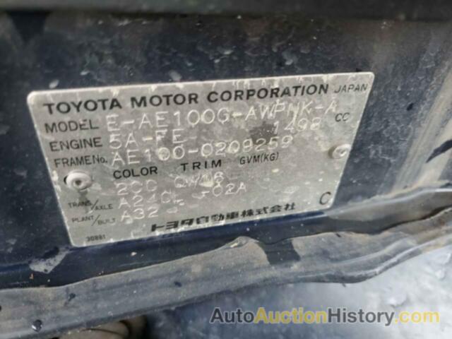 TOYOTA ALL OTHER, AE1000209259