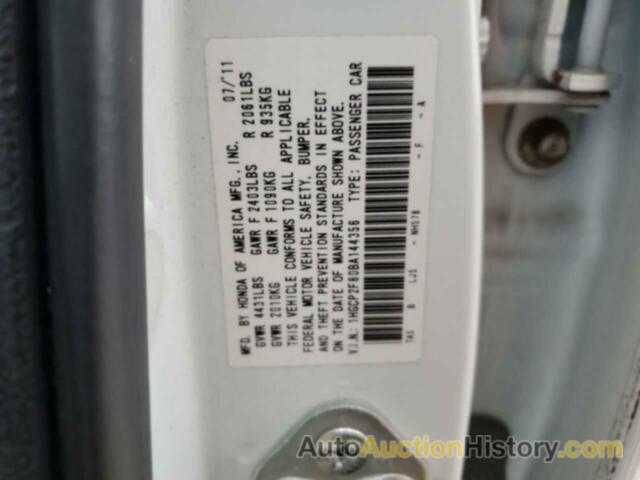 HONDA ACCORD EXL, 1HGCP2F80BA144356