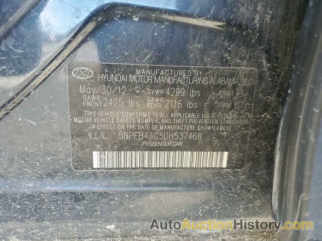 HYUNDAI SONATA GLS, 5NPEB4AC5DH537469