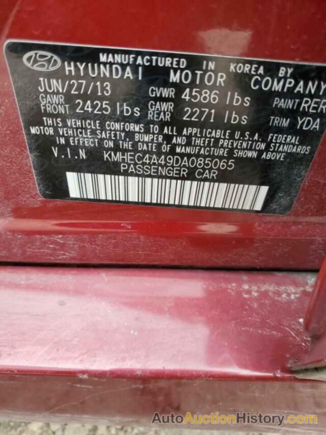 HYUNDAI SONATA HYBRID, KMHEC4A49DA085065