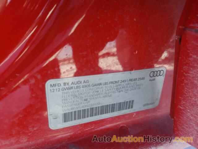 AUDI A4 PREMIUM, WAUBFAFL4DN034527