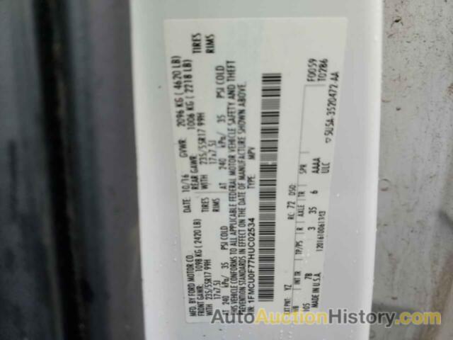 FORD ESCAPE S, 1FMCU0F77HUC02534