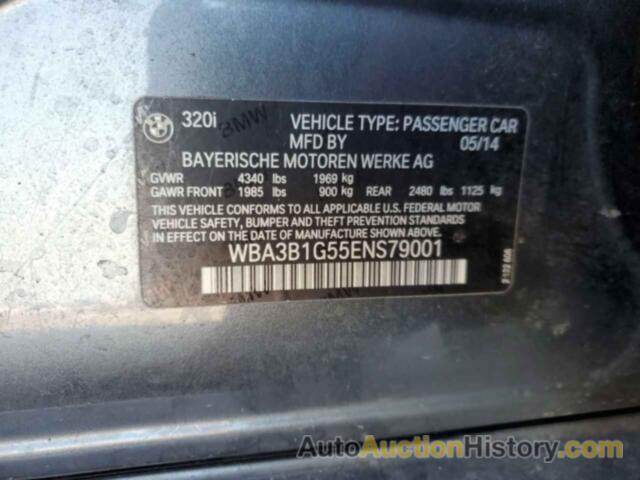 BMW 3 SERIES I, WBA3B1G55ENS79001
