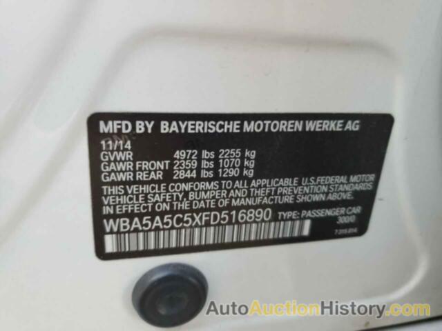 BMW 5 SERIES I, WBA5A5C5XFD516890