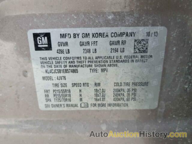 BUICK ENCORE, KL4CJCSB1EB574865