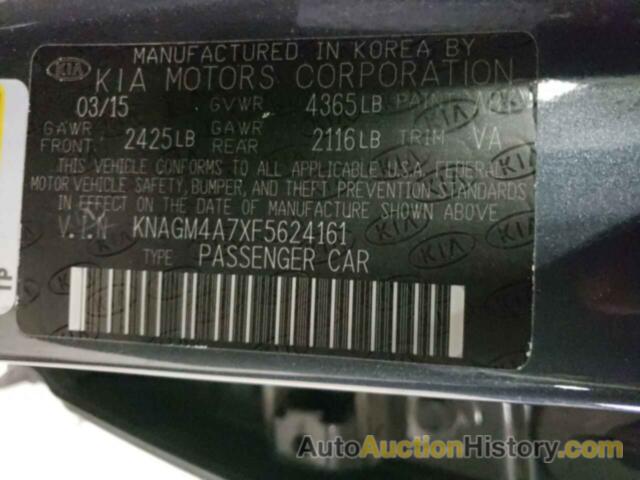 KIA OPTIMA LX, KNAGM4A7XF5624161