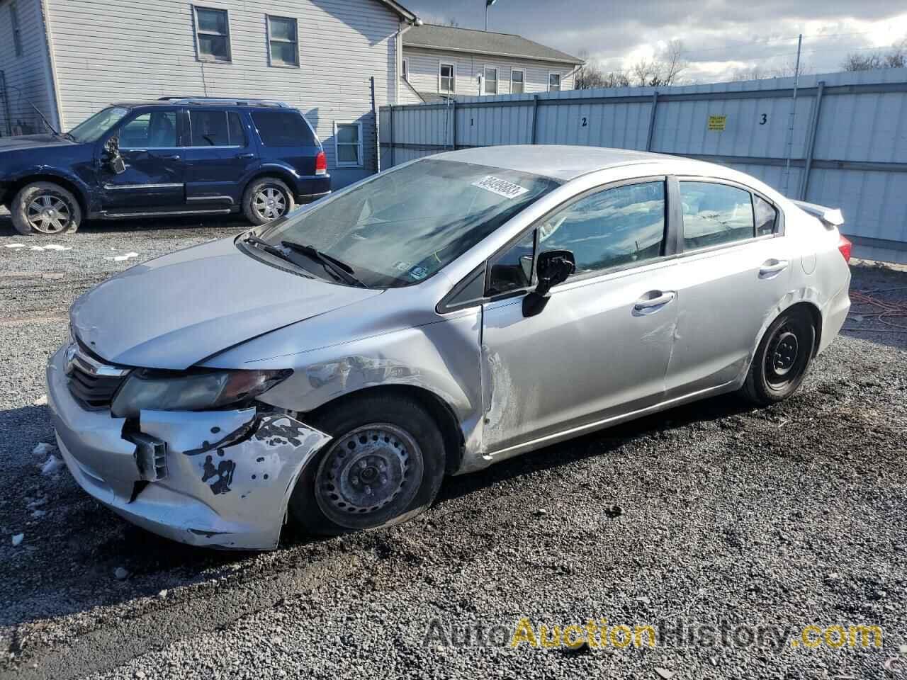 2012 HONDA CIVIC LX, 19XFB2F53CE358725