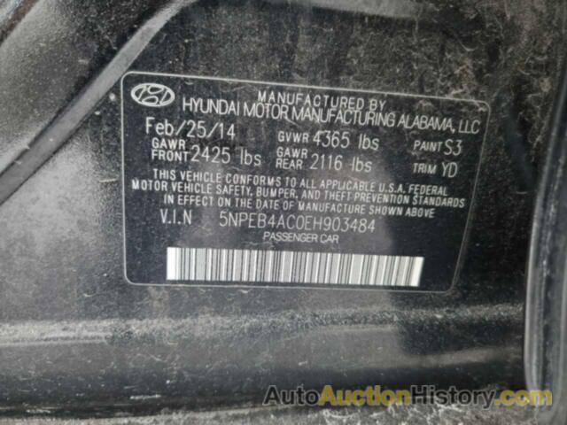 HYUNDAI SONATA GLS, 5NPEB4AC0EH903484