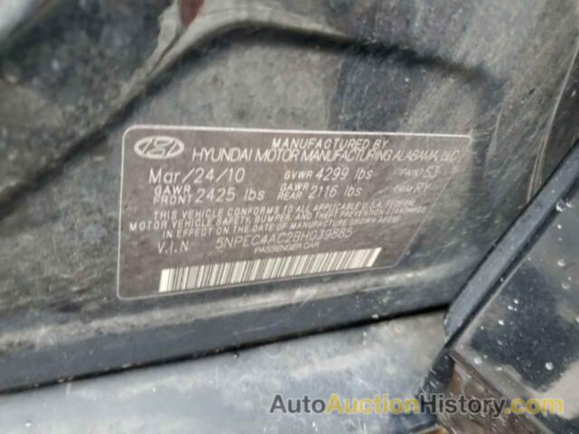 HYUNDAI SONATA SE, 5NPEC4AC2BH039885