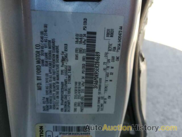 FORD FUSION TITANIUM, 3FA6P0K95ER284689