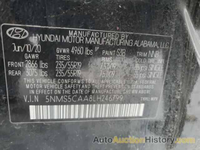 HYUNDAI SANTA FE LIMITED, 5NMS5CAA8LH246799