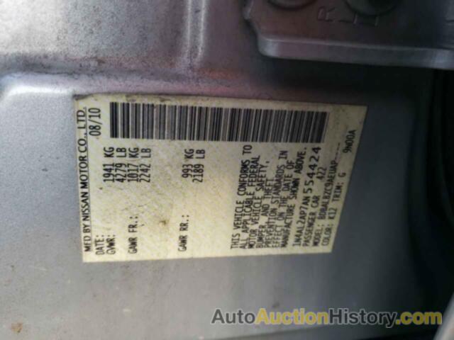 NISSAN ALTIMA BASE, 1N4AL2AP7AN554424