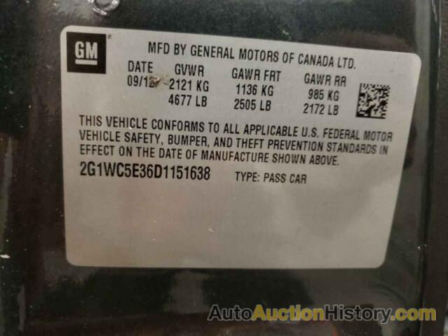 CHEVROLET IMPALA LTZ, 2G1WC5E36D1151638