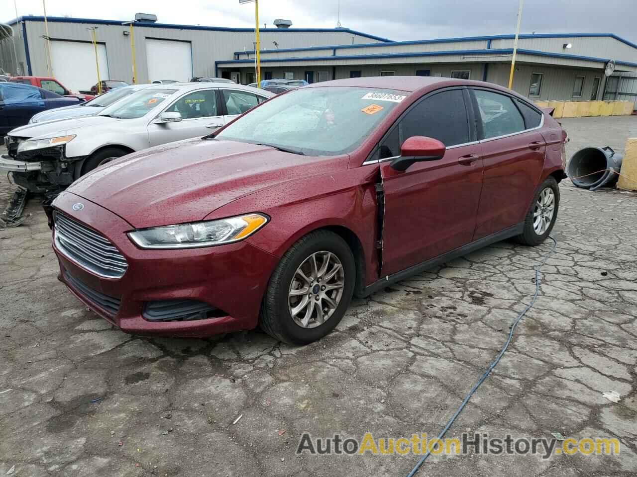 2015 FORD FUSION S, 1FA6P0G7XF5105333