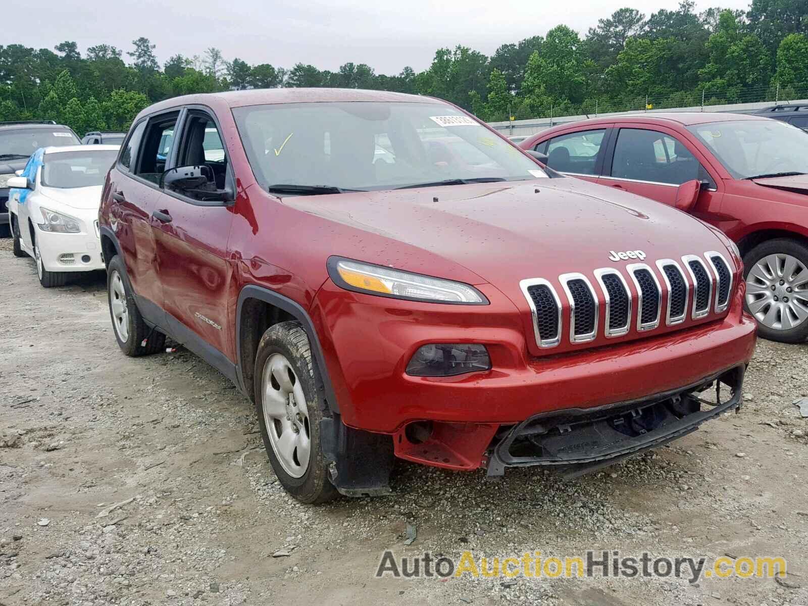 2016 JEEP CHEROKEE SPORT, 1C4PJLAB8GW126918